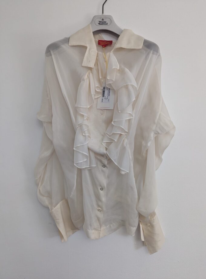 Vivienne Westwood Red Label Silk Transparent Blouse EU42