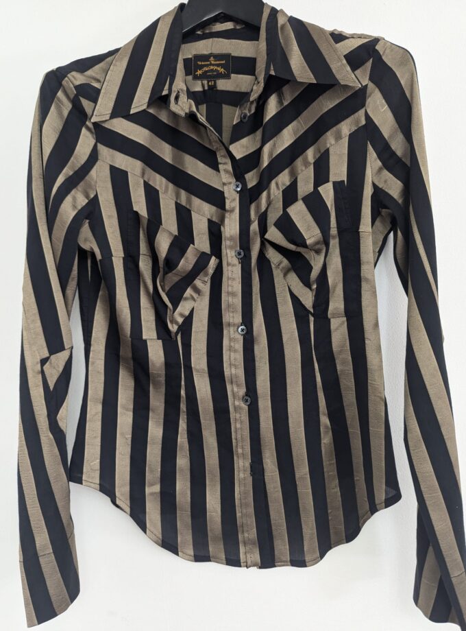 Vivienne Westwood Anglomania striped shirt EU42