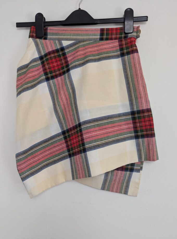 Vivienne Westwood Tartan Mini Skirt EU40